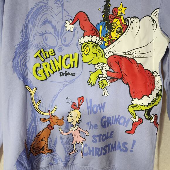 The Grinch '' How the grinch stole Christmas!'' sweatshirt men's XS - Picture 3 of 6